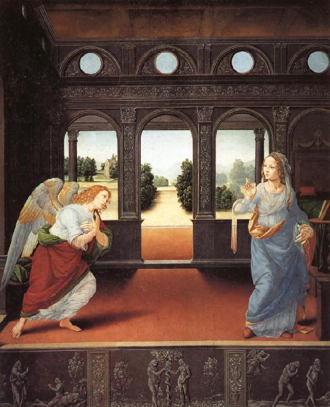 LORENZO DI CREDI The Annunciation France oil painting art